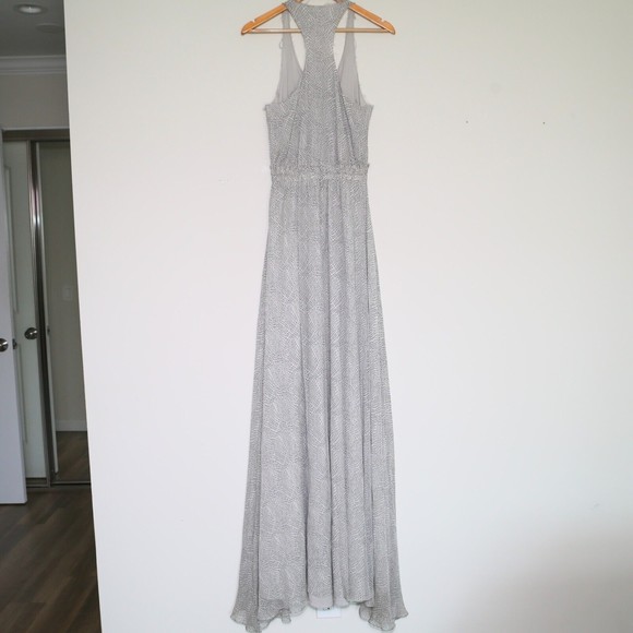 $525 LoveShackFancy - Black/White 100% Silk Racer Dress - Women's Size 2 NEW NWT - Picture 5 of 11